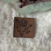 Lederlabel Affe