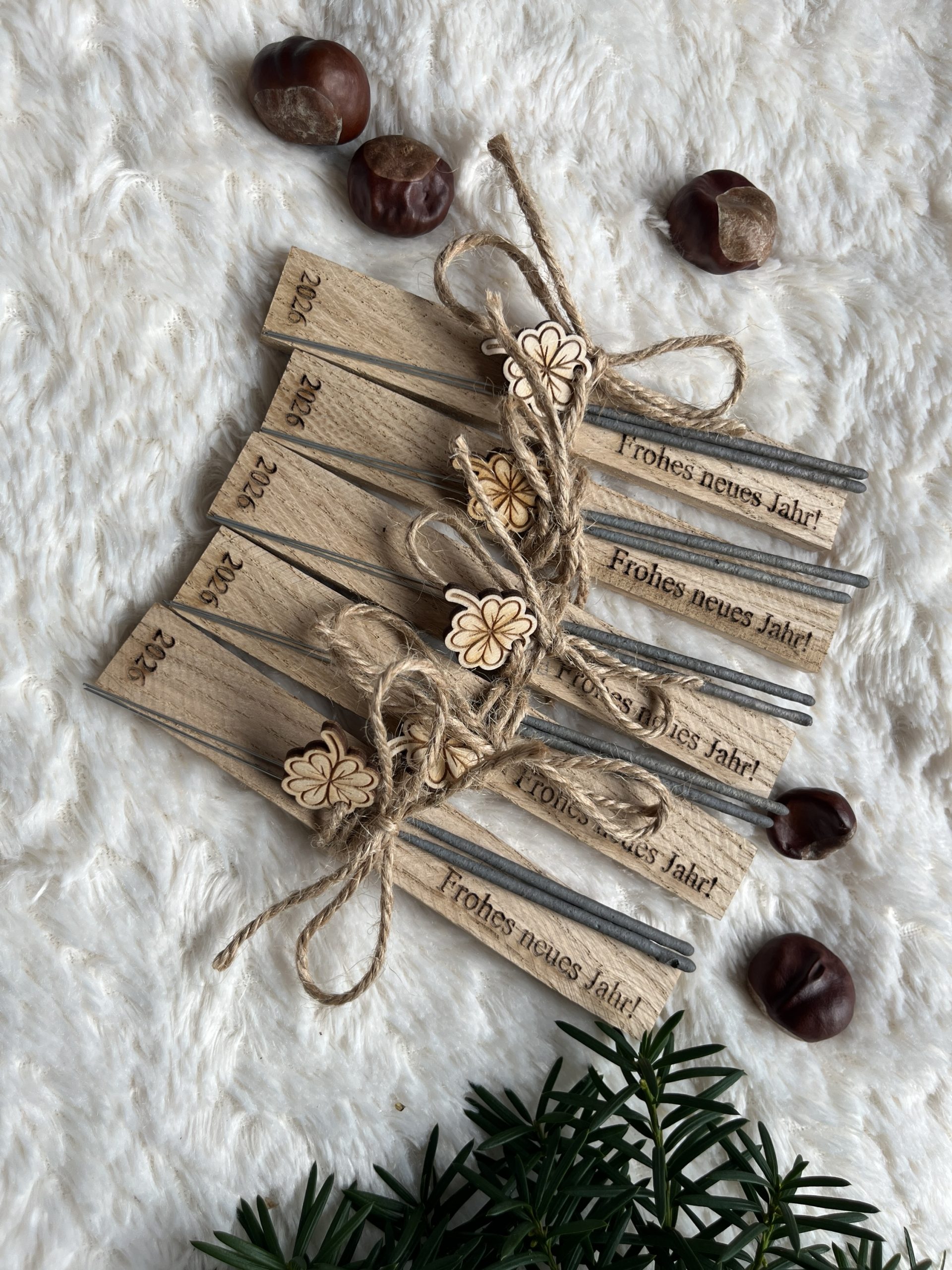 Neujahresgruß Klötzchen