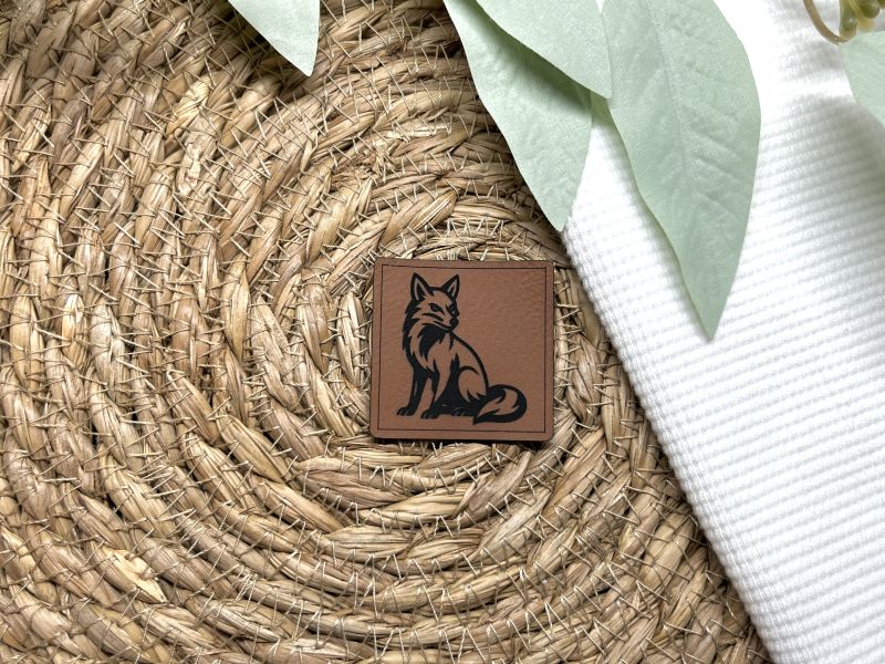 Lederlabel Fuchs 1 Lederlabel Fuchs