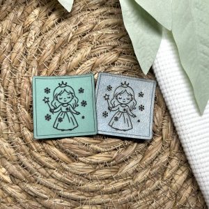 Lederlabel Schneefee