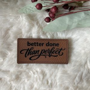 Lederlabel better done