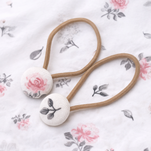 Stritzikistl Knopfhaargummi Rose