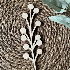 Flatlaydeko Beerenzweig