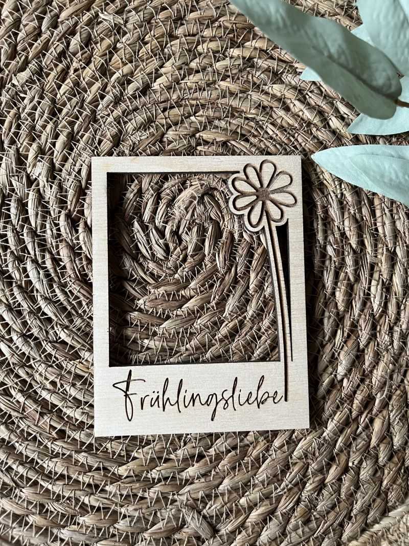 Fotorahmen "Frühlingsblume" 1 Flatlaydeko