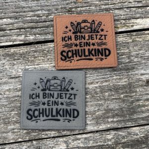 Lederlabel Schulkind