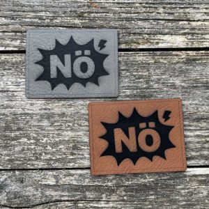 Lederlabel Nö