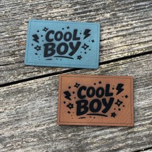 Lederlabel cool boy