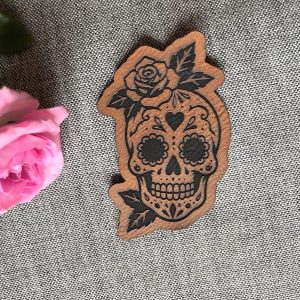 Lederlabel Muertos