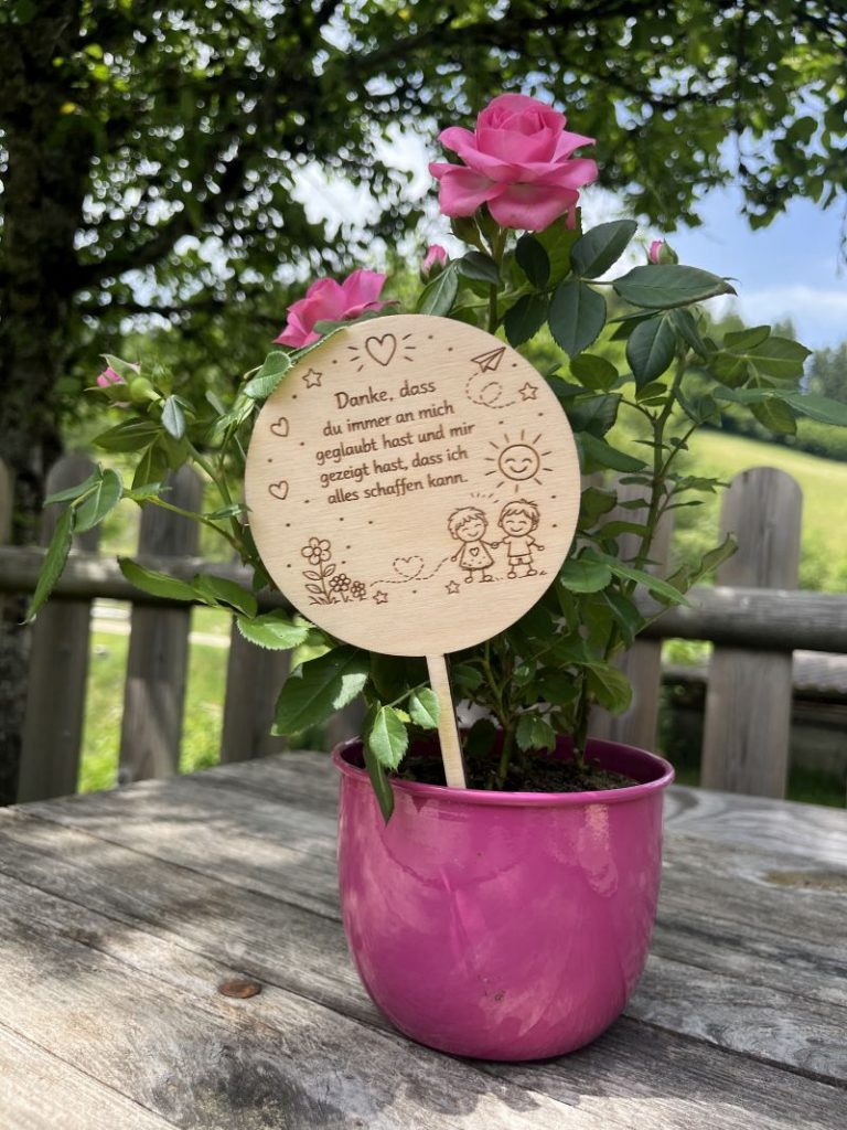 Pflanzstecker Abschiedsgeschenk